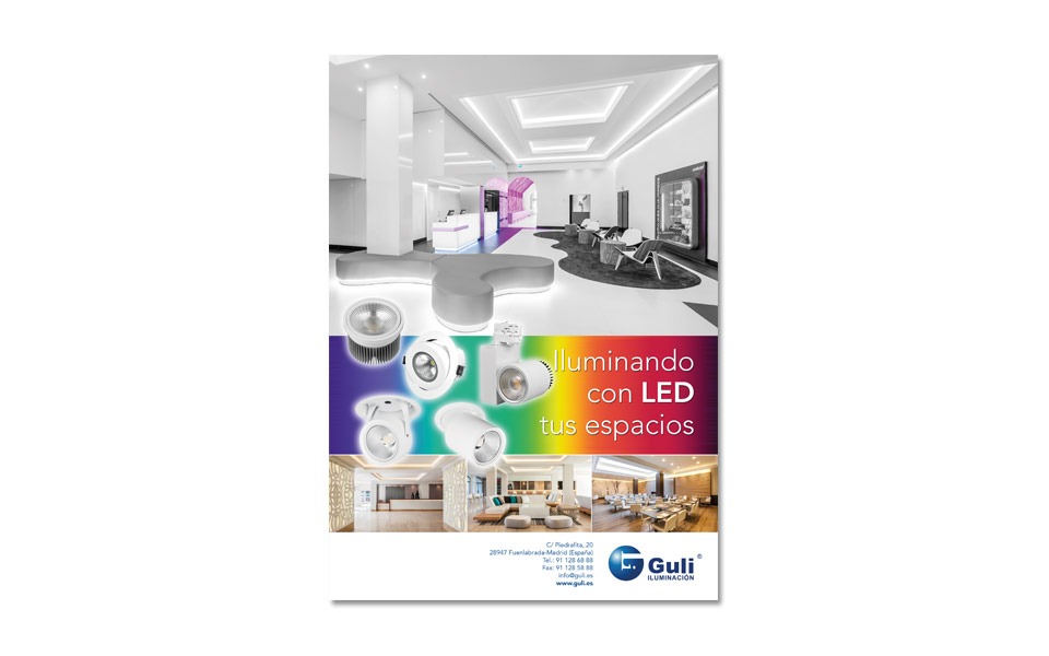 Anuncio revista Lumínica A4 Guli