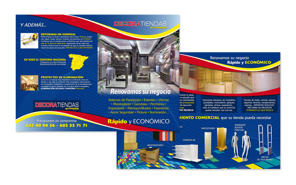 Díptico A5 Decoratiendas