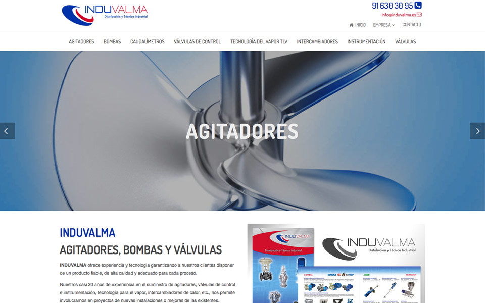 Diseño y programación web Induvalma