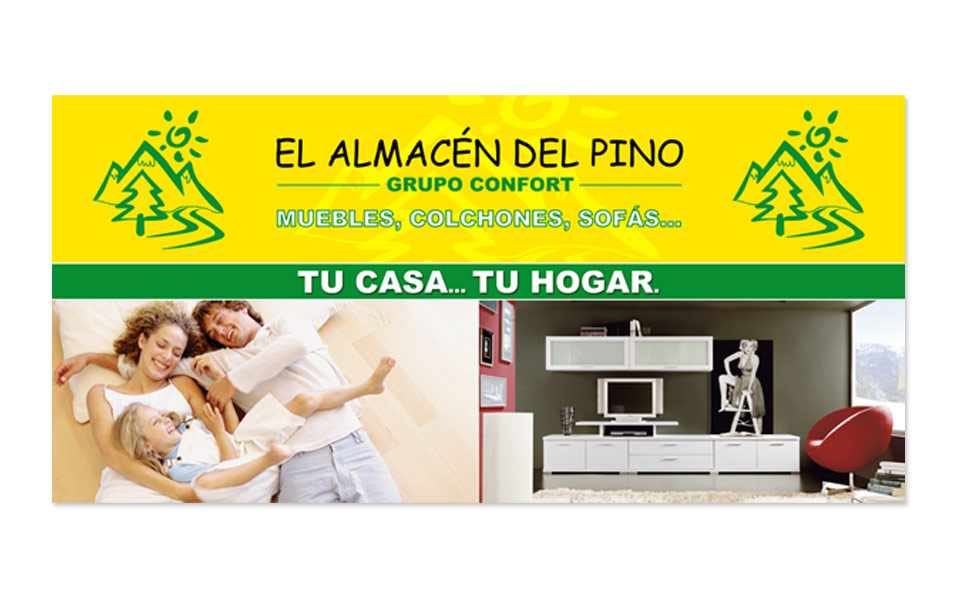 Rótulo Exterior Almacen del Pino