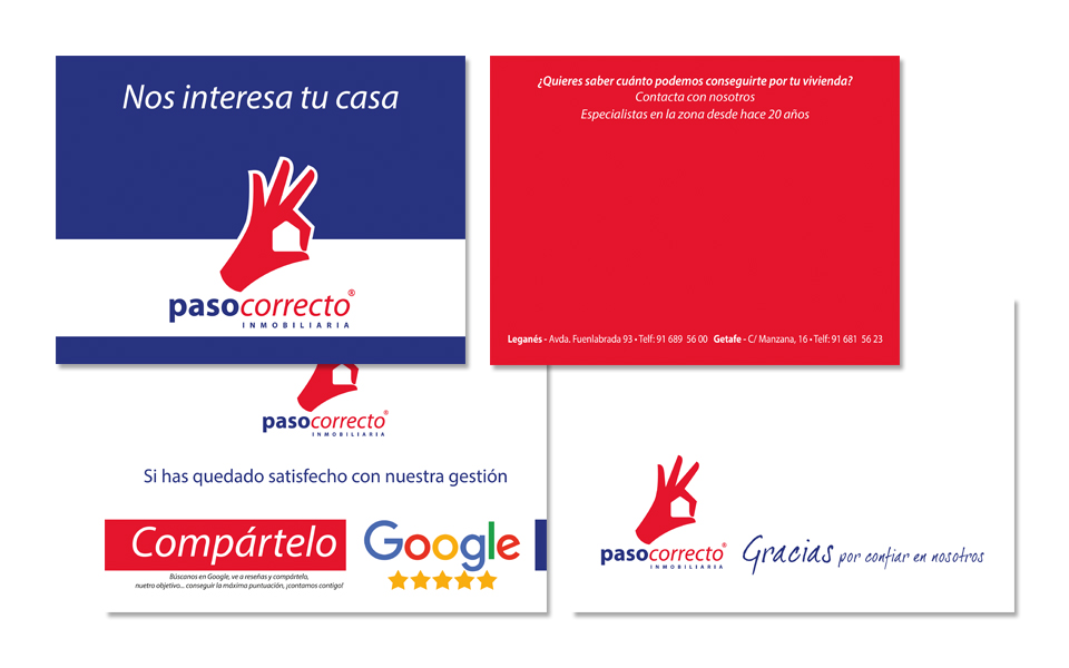 Tarjetones fidelización Paso Correcto