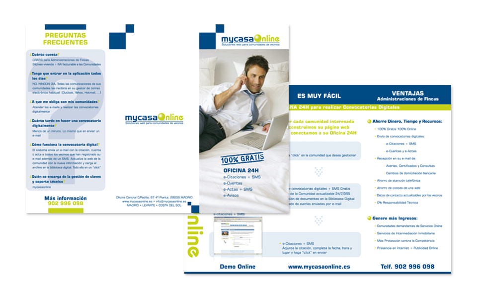 Tríptico MycasaOnline